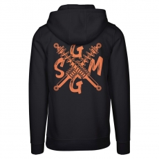 GSGM | PEACH DROP | BLACK HOODIE